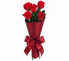 Букет 5 Красных роз Эдлесс Лав в Никольском Астраханской области