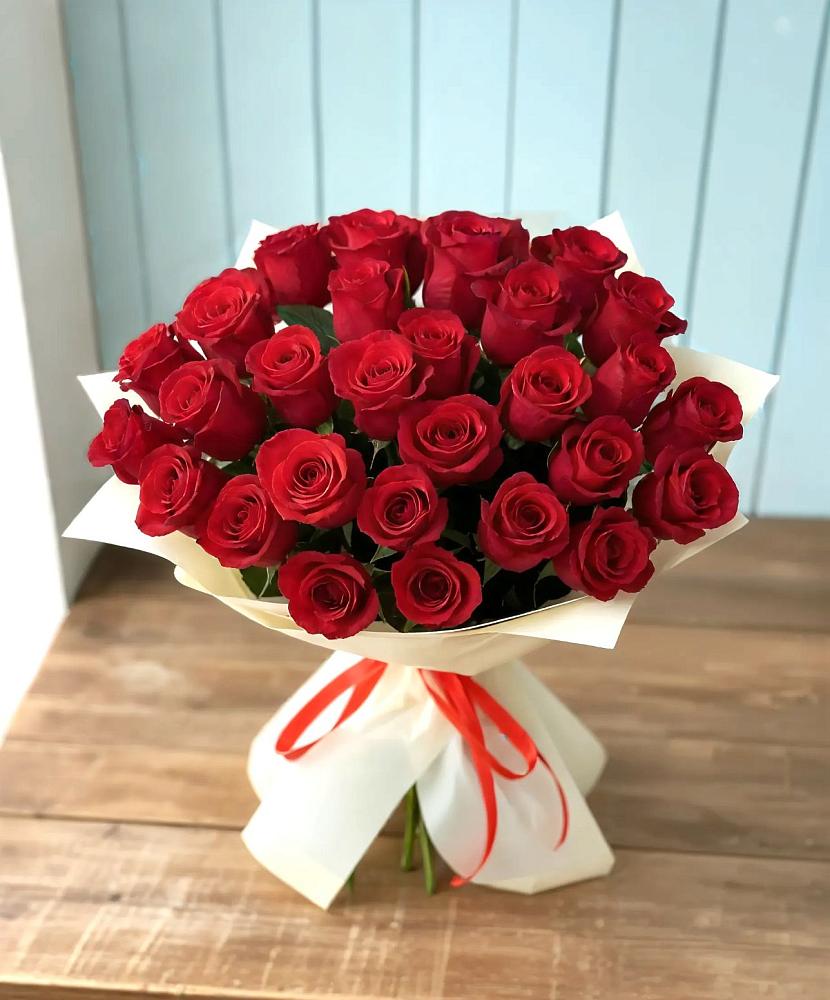 Букет 29 Красных роз в Никольском Астраханской области