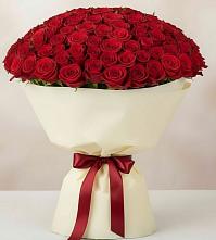 Букет 101 Красная роза Милано в Никольском Астраханской области