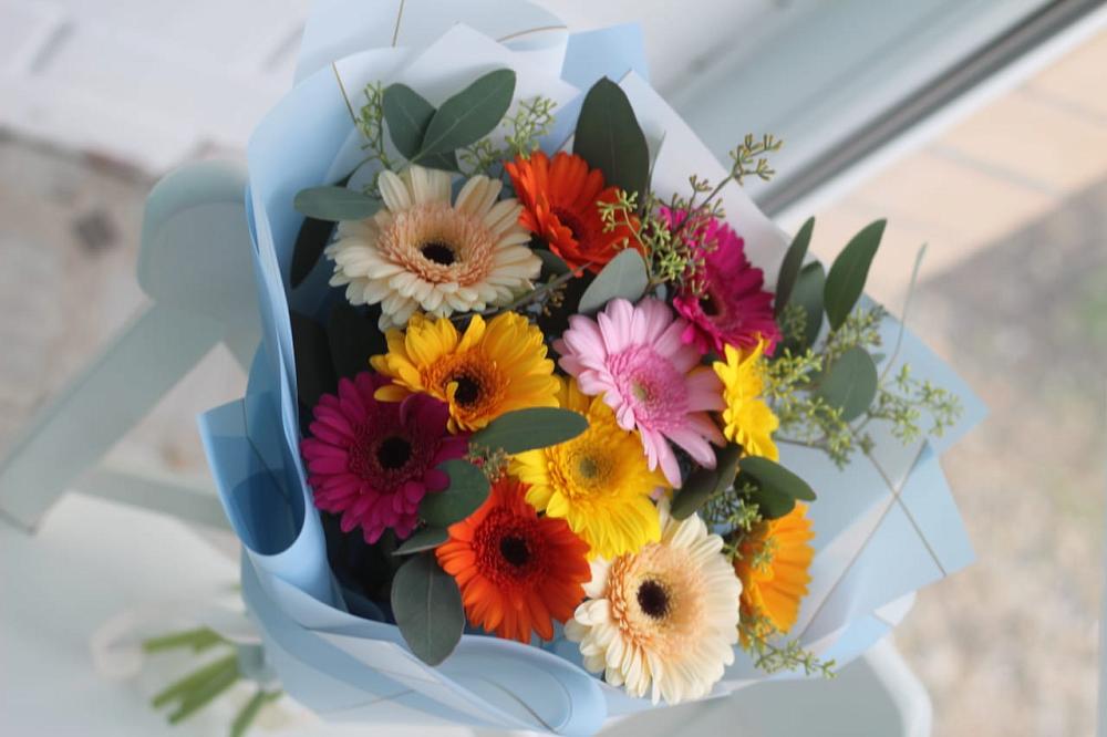 Букет цветов из: Герберы в Никольском Астраханской области