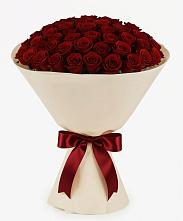 Букет 101 Бордовая роза Блэк Бакарра в Никольском Астраханской области