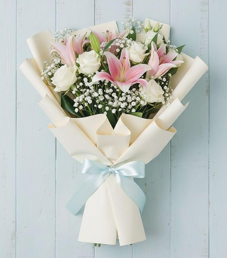 Букет цветов из: Лилии в Никольском Астраханской области