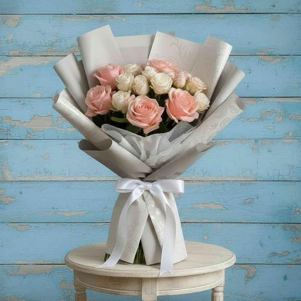 Букет цветов из: Розы в Никольском Астраханской области