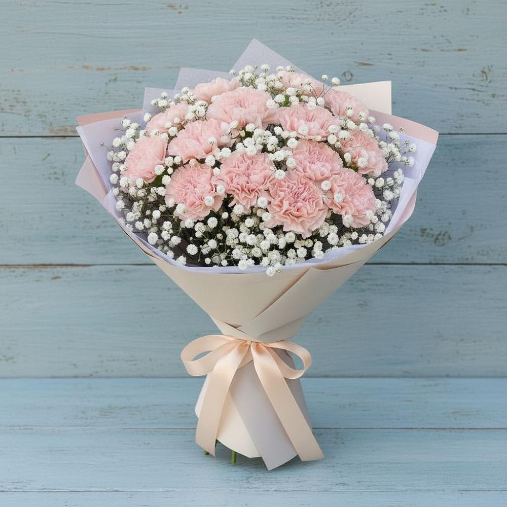 Букет цветов из: Гвоздики в Никольском Астраханской области