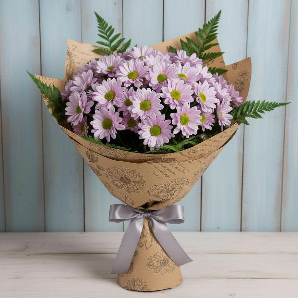 Букет цветов из: Хризантемы в Никольском Астраханской области