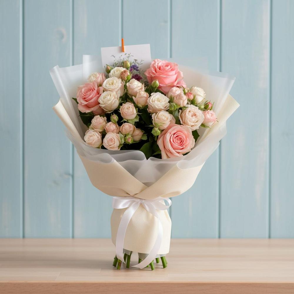 Букет цветов из: Розы в Никольском Астраханской области