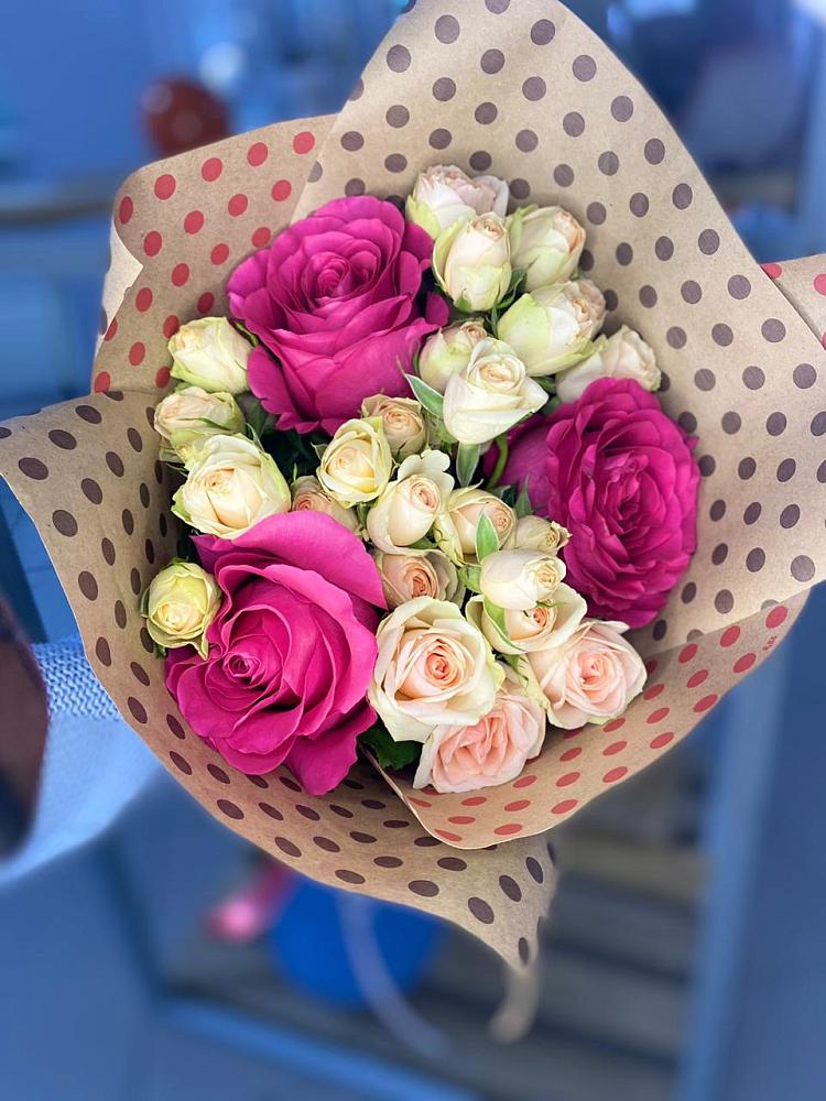 Букет цветов из: Розы в Никольском Астраханской области