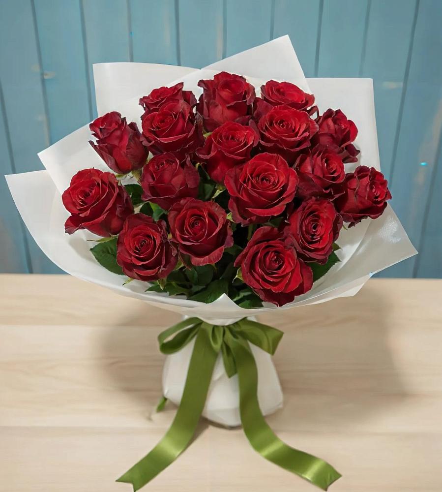 Букет Красные розы в Никольском Астраханской области