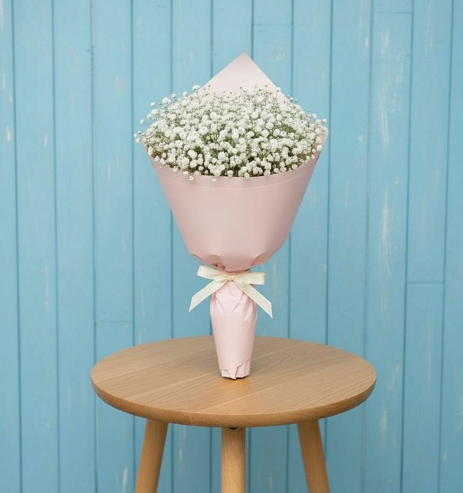 Букет цветов из: Гипсофила в Никольском Астраханской области