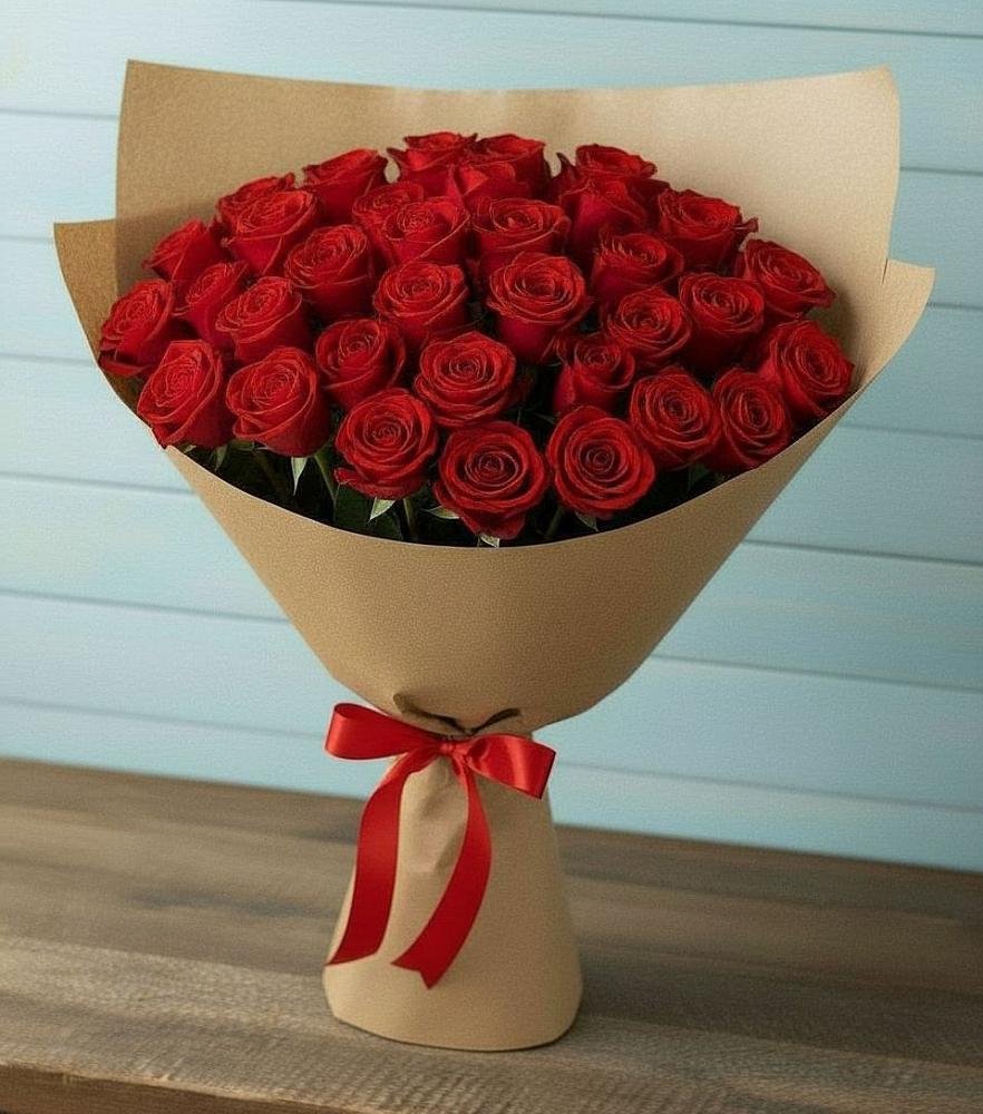 Букет Красные розы Милано в Никольском Астраханской области