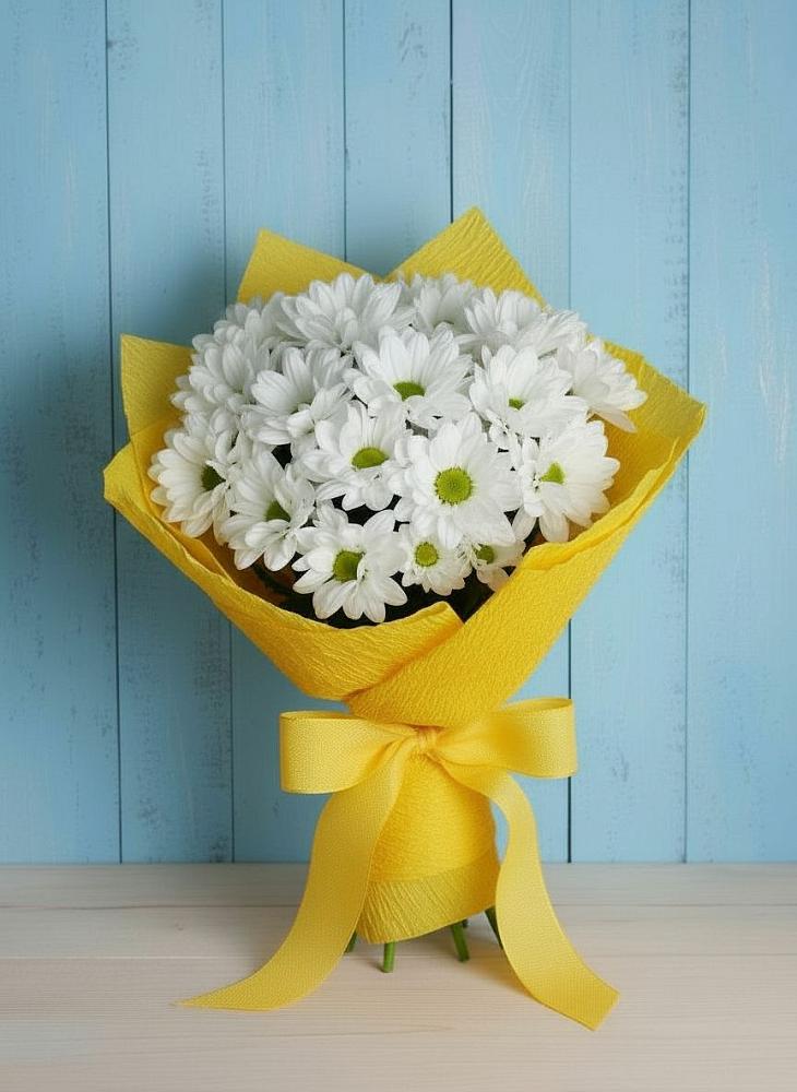 Букет цветов из: Хризантемы в Никольском Астраханской области
