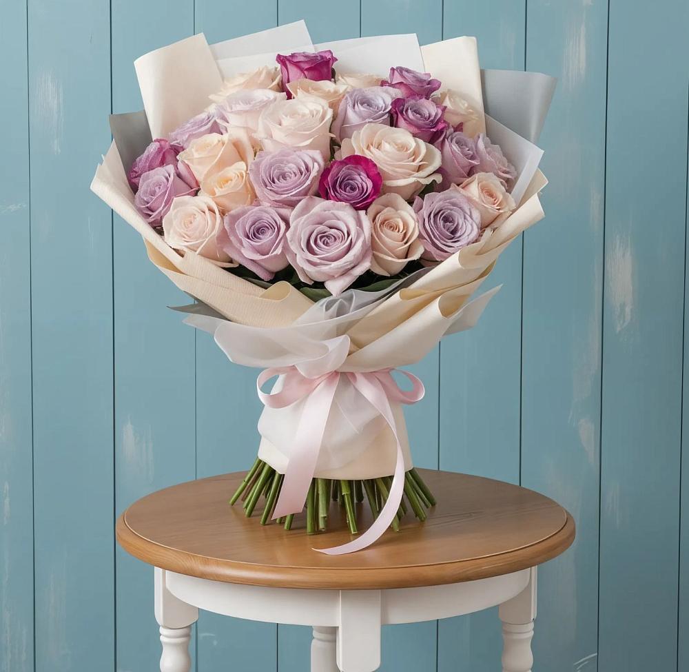 Букет цветов из: Розы в Никольском Астраханской области