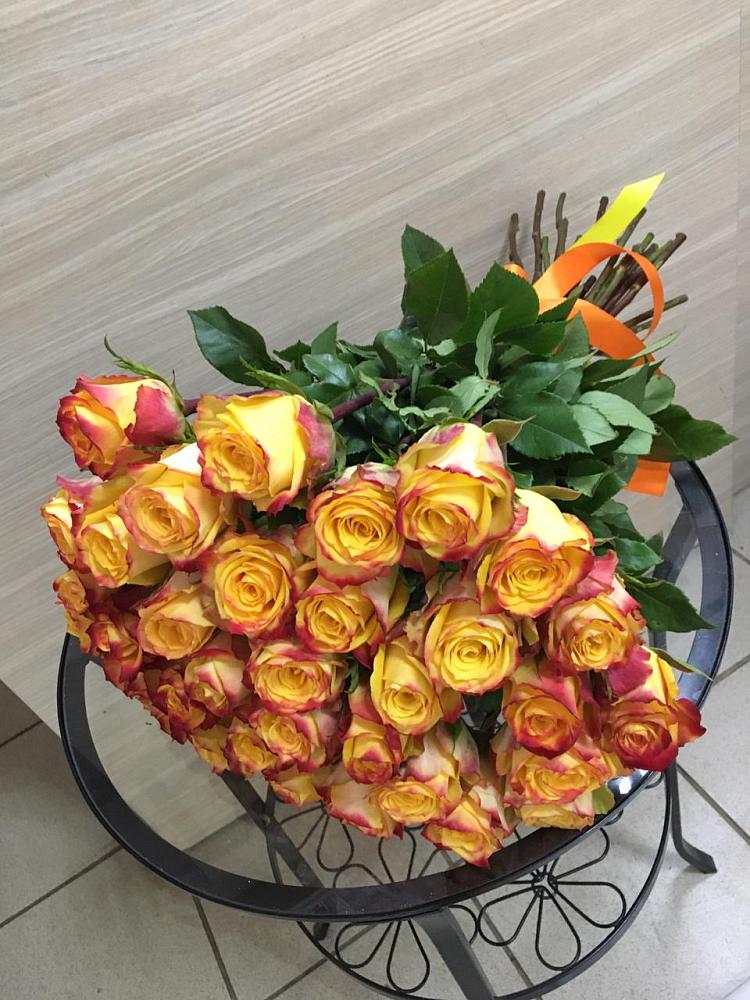 Букет Желтые розы в Никольском Астраханской области