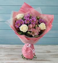 Букет цветов из:  Герберы в Никольском Астраханской области
