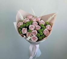 Букет цветов из:  Розы и Хризантемы в Никольском Астраханской области