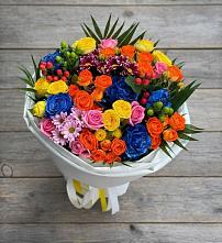 Букет цветов из:  Розы и Хризантемы в Никольском Астраханской области