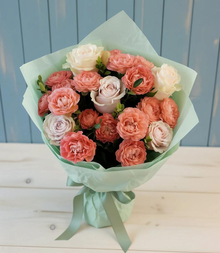 Букет цветов из: Розы в Никольском Астраханской области