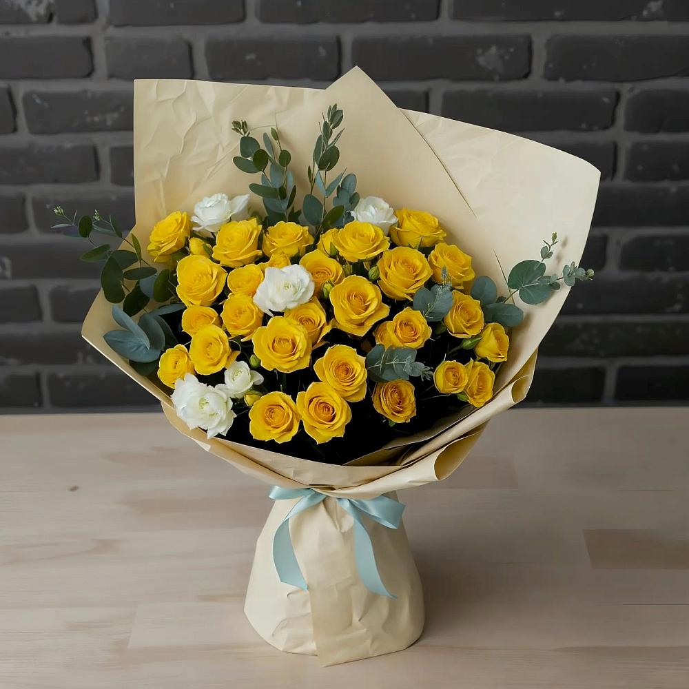 Букет цветов из: Розы в Никольском Астраханской области