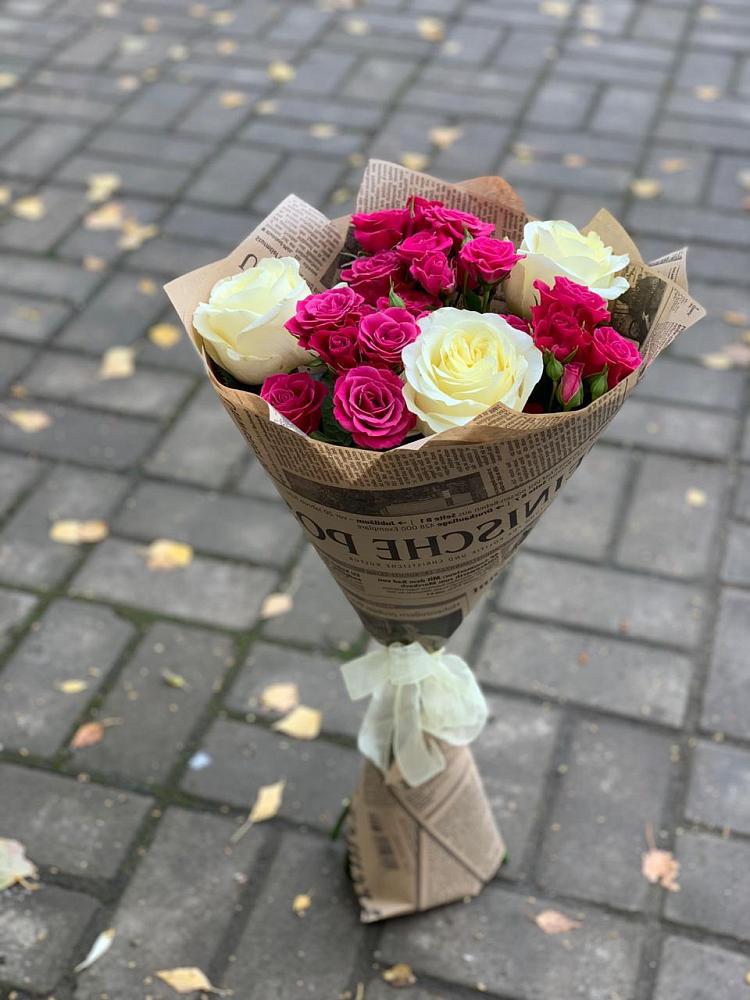 Букет цветов из: Розы в Никольском Астраханской области