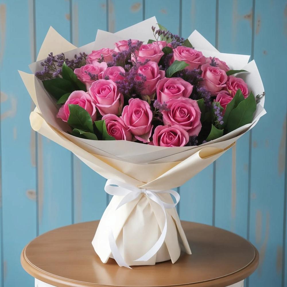 Букет цветов из: Розы в Никольском Астраханской области