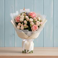 Букет цветов из:  Розы #REPLACE_PRED# Никольском Астраханской области