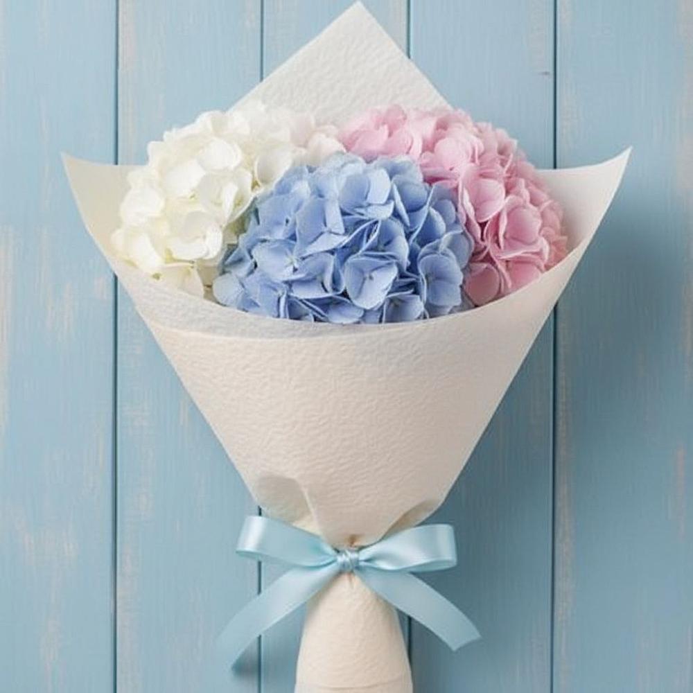 Букет цветов из: Гортензия в Никольском Астраханской области