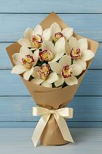 Букет цветов из:  Орхидеи и Розы в Никольском Астраханской области